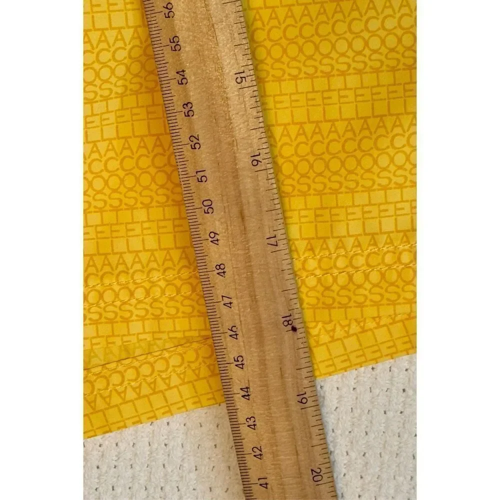 Lacoste Netted Yellow Men’s Board Swim Trunks Large - Picture 7 of 10